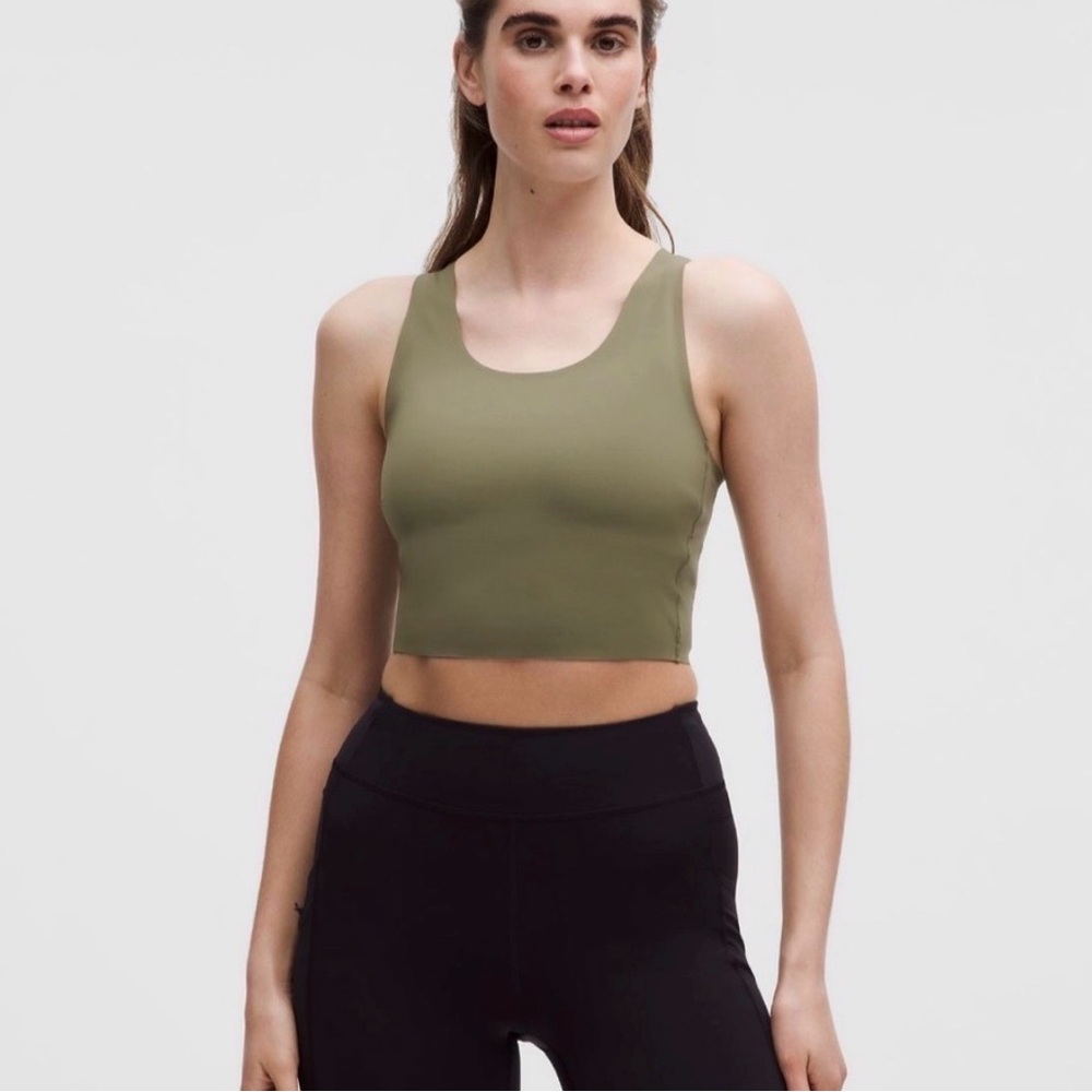 Lululemon Fast and Free Tank, Bayleaf